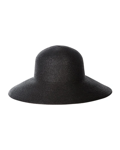 Shop Eric Javits Hampton Squishee Packable Sun Hat In Black