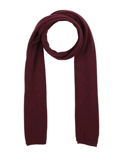 Shop Le Tricot Perugia Scarves In Maroon