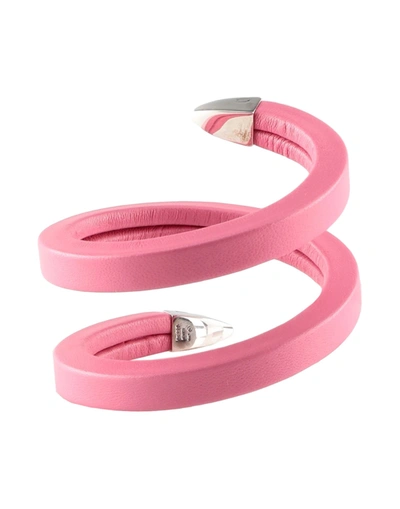 Shop Bottega Veneta Bracelets In Pink