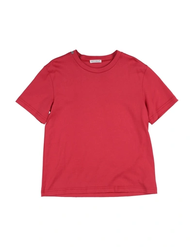 Shop Dolce & Gabbana T-shirts In Brick Red