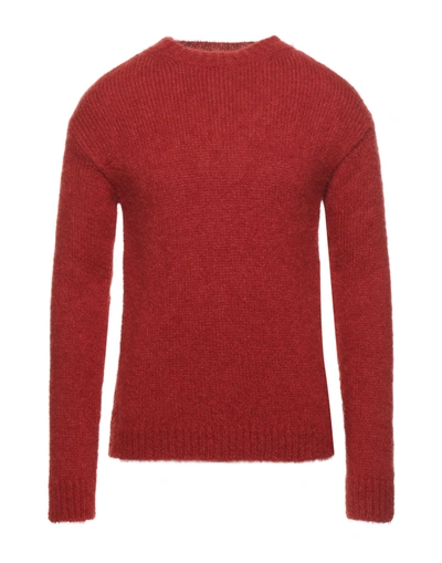 Shop Ann Demeulemeester Sweaters In Rust