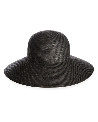 Shop Eric Javits Hampton Squishee Packable Sun Hat In Black