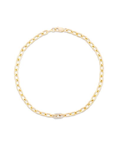 Shop Stone And Strand Luxe Diamond Chain Bracelet In Gold