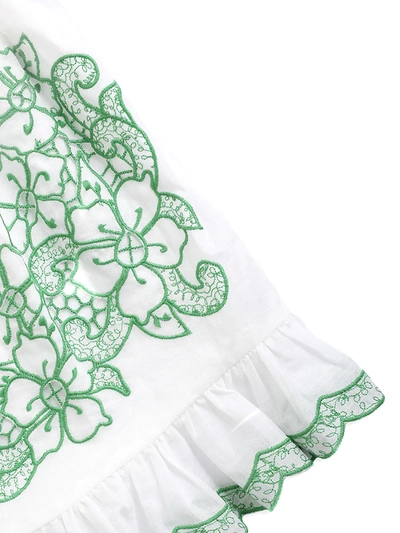 Shop Zimmermann Baby's, Little Girl's & Girl's Teddy Floral-embroidered Dress In White Floral