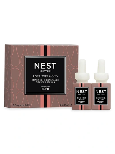 Shop Nest New York Rose Noir & Oud Diffuser Refill Duo