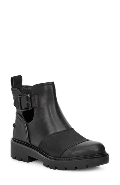 Ugg Women's Stockton Leather Ankle Boots In Black | ModeSens