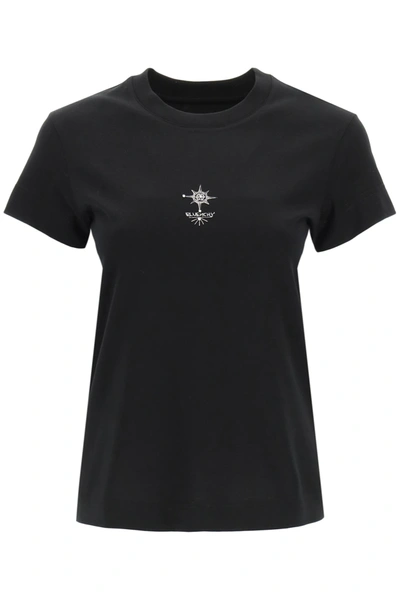 Shop Givenchy T-shirt With Embroidery In Black