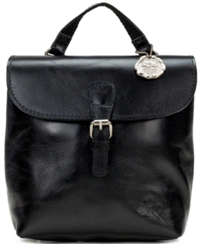 Shop Patricia Nash Small Vatoni Convertible Leather Backpack, Created For Macy's In Black