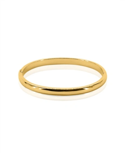 Shop Oma The Label Women's Lola 18k Gold Plated Brass Bangle In Gold Tone