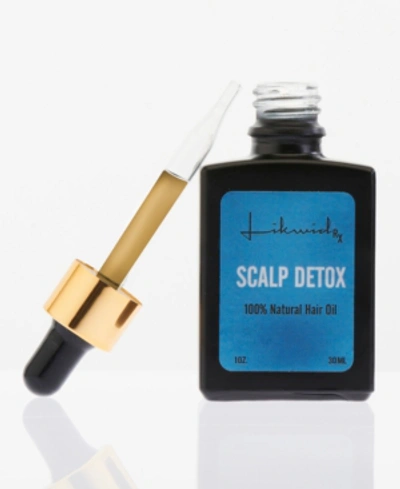 Shop Likwid Rx The Scalp Detox 100% Natural Hair Oil, 1 oz In Light Blue
