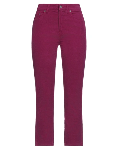 Shop Department 5 Woman Jeans Fuchsia Size 27 Cotton, Elastane In Pink