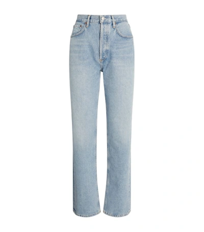 Shop Agolde Lana Straight Jeans In Blue