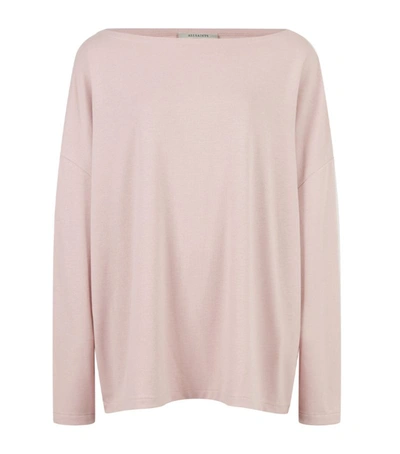 Shop Allsaints Rita T-shirt In Pink