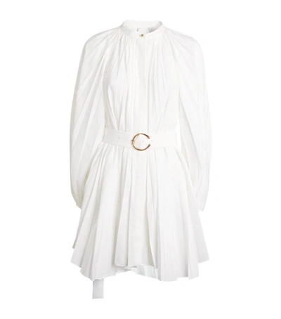Shop Acler Margot Mini Dress In White