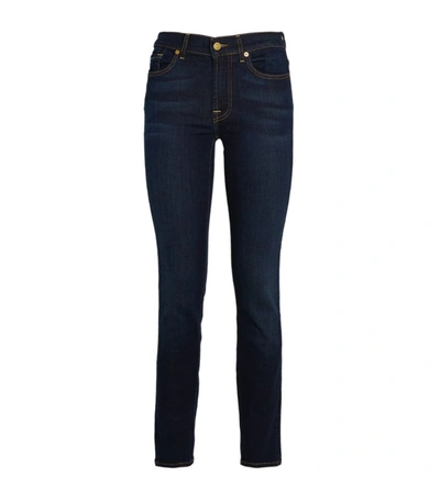 Shop 7 For All Mankind B(air) Skinny Jeans In Blue