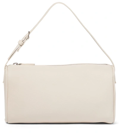 The Row 90s Leather Shoulder Bag In 白色