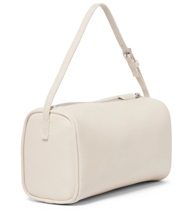 The Row 90s Leather Shoulder Bag In 白色