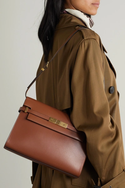 Manhattan leather shoulder bag