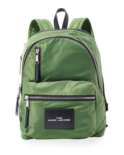 Shop Marc Jacobs The Pouch Nylon Backpack In Vineyard Green