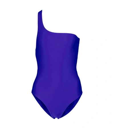 Shop Jade Swim Evolve One-shoulder Swimsuit In Blue