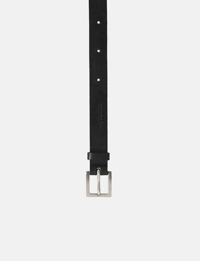 Shop Ally Capellino Arty Leather Belt In Black