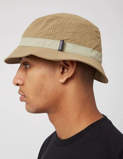 Shop Patagonia Wavefarer Bucket Hat In Beige