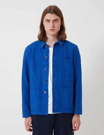 Shop Bhode Chore Workwear Jacket In Blue