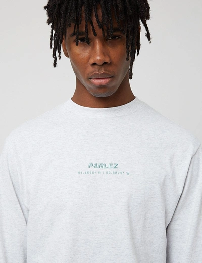 Shop Parlez Cutter Long Sleeve T-shirt In Grey