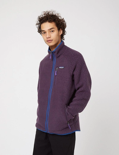 Shop Patagonia Retro Pile Jacket In Purple