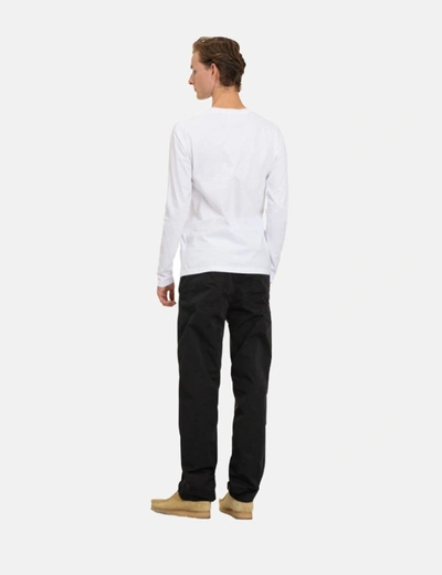 Shop Norse Projects Niels Standard Long Sleeve T-shirt In White
