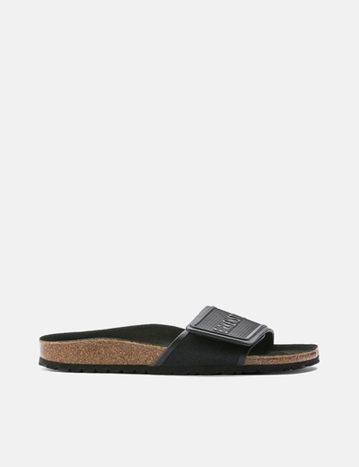 Shop Birkenstock Tema Slide (micro Fibre) In Black