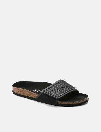 Shop Birkenstock Tema Slide (micro Fibre) In Black