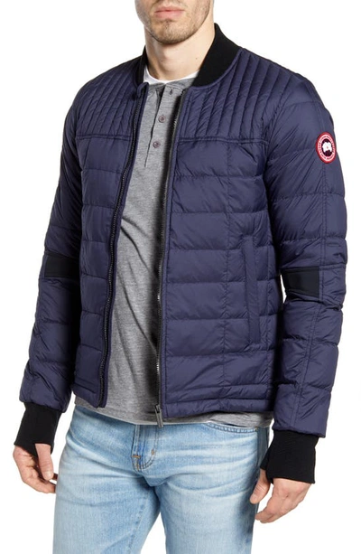 Canada Goose Dunham Slim Fit Packable Down Jacket In Admiral Navy | ModeSens