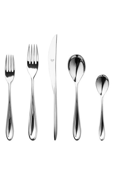 Shop Mepra 5-piece Place Setting In Stainless Shiny