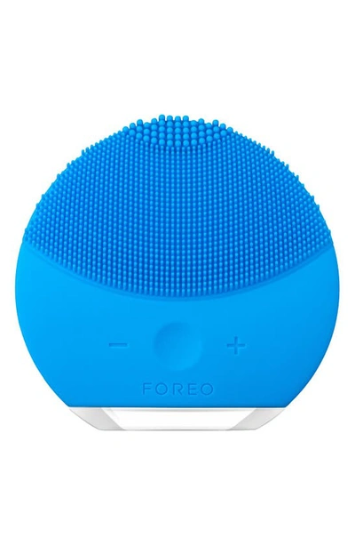 Shop Foreo Luna™ Mini 2 Compact Facial Cleansing Device In Aquamarine