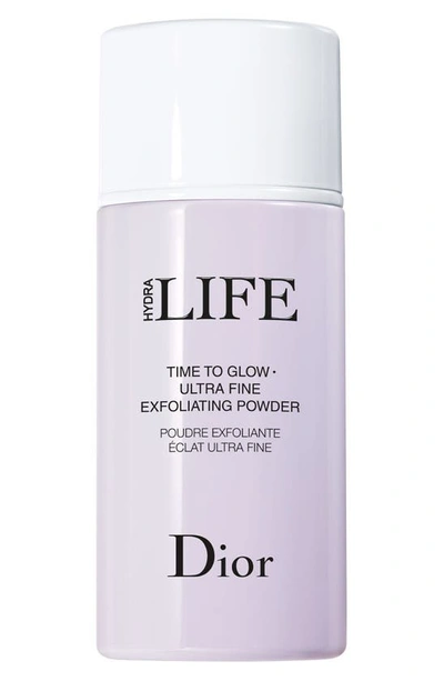 Shop Dior Hydra Life Time To Glow Ultra Fine Exfoliating Powder