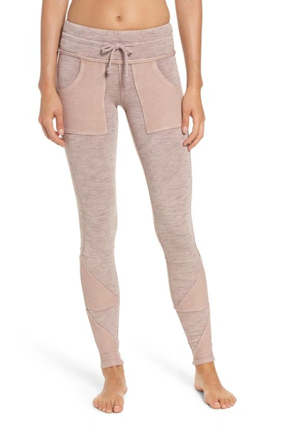 Shop Free People Kyoto Pocket Leggings In Rose