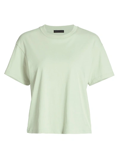 Shop Atm Anthony Thomas Melillo Classic Jersey Short-sleeve Boy Tee In Frost