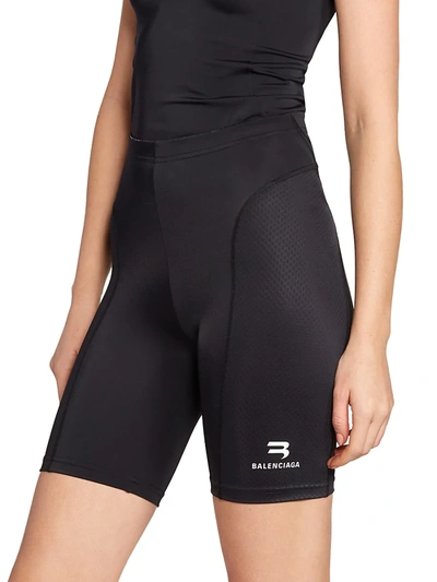 Balenciaga Stretch-jersey Biker Shorts In Black | ModeSens