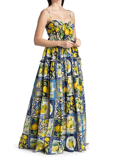 Shop Dolce & Gabbana Women's Piastrelle Gown