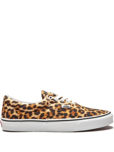 Shop Vans Era "leopard" Sneakers In Brown