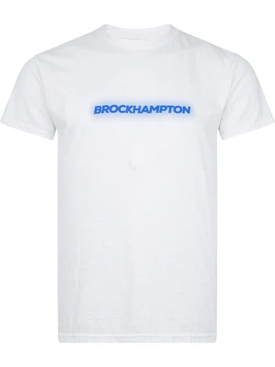 Shop Brockhampton Files Logo-print T-shirt In White