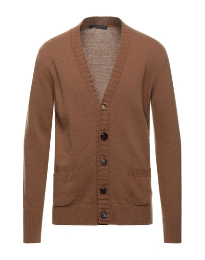 Shop Messagerie Cardigans In Camel