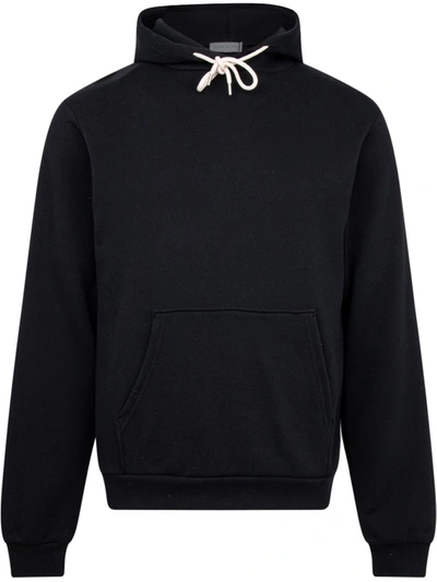 Shop John Elliott Beach Drawstring Hoodie In Black