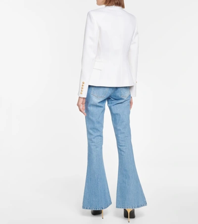 羊毛双排扣西装式外套