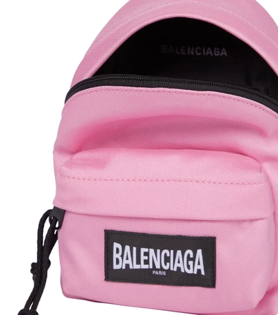Shop Balenciaga One-shoulder Backpack In 粉红色
