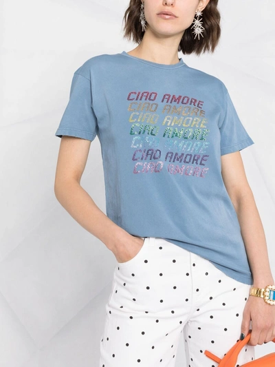 Shop Giada Benincasa T-shirts And Polos Denim