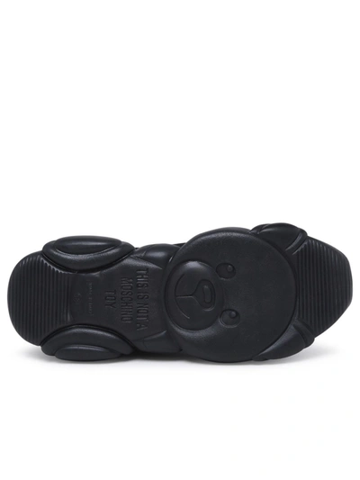 Shop Moschino Black Orso30 Sneakers