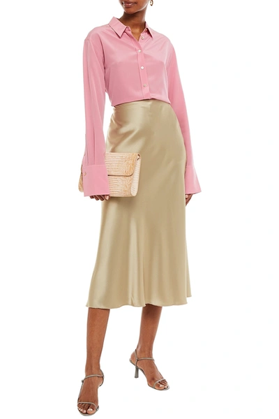 Shop Joseph Silk Crepe De Chine Shirt In Pink