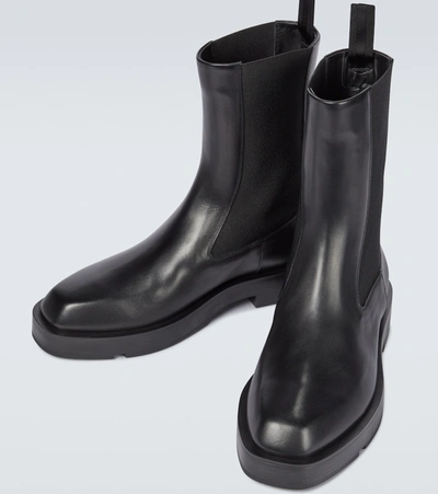 Givenchy Squared Chelsea Ankle Boots For Men In Black